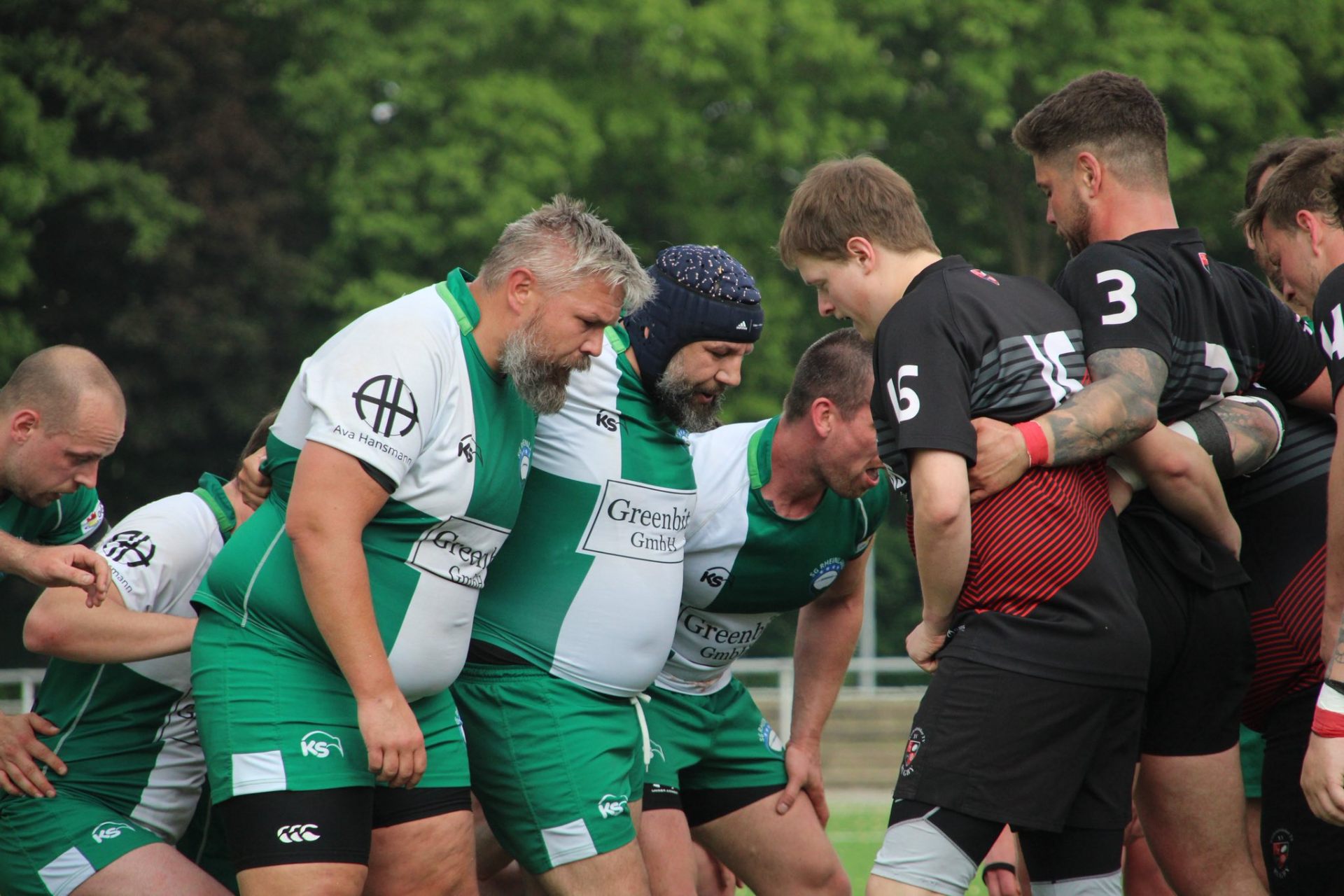 Scrum - Gedränge zwischen den Mannschaften
